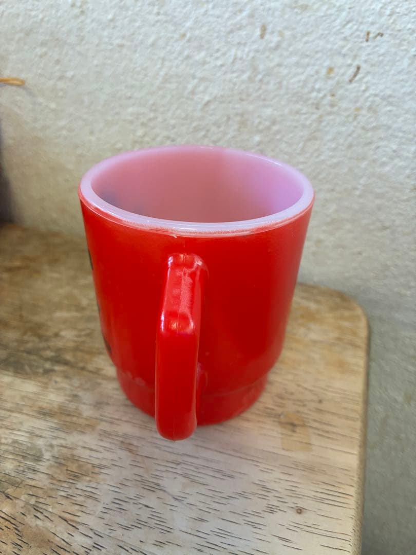 ビンテージ　スカル　髑髏　骸骨　アドバタイジング　ファイヤーキング　マグカップ