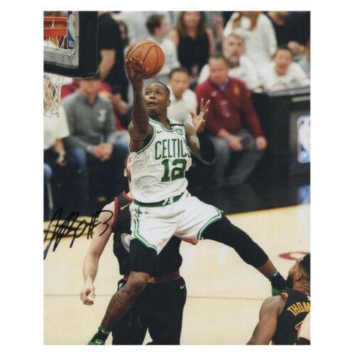 直筆サイン入り写真 テリー・ロジアー ボストン・セルティックス SA鑑定済