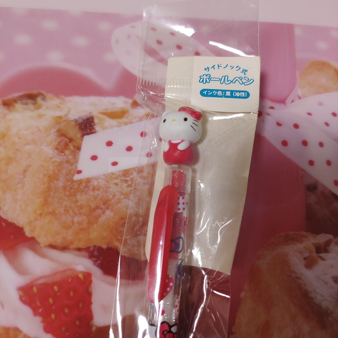 ハローキティ ボールペン 赤　サイドノック