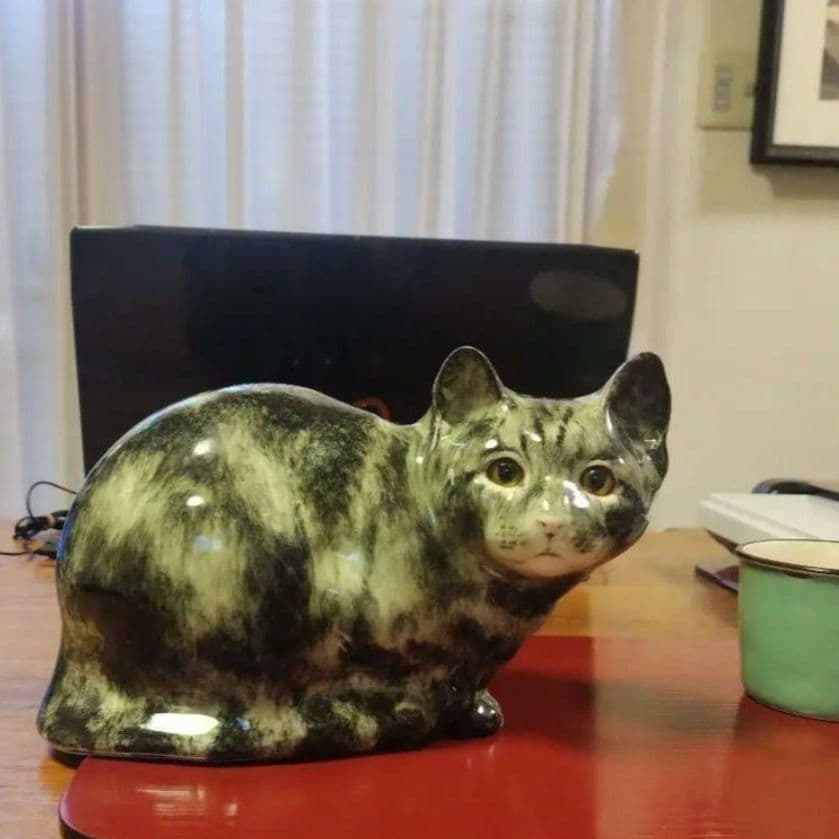 ウィンスタンレイキャット（ケンジントンキャット）ヴィンテージNo.40の猫の置物