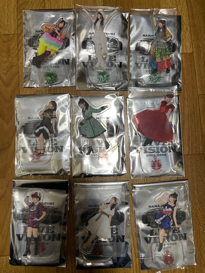 水樹奈々 LIVE VISION アクスタ アクリルスタンド コンプリートセット