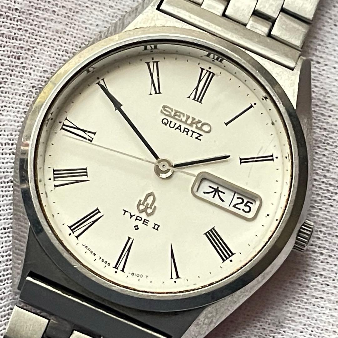 SEIKO TYPE II 7546-8000 1978 SUWA クォーツ