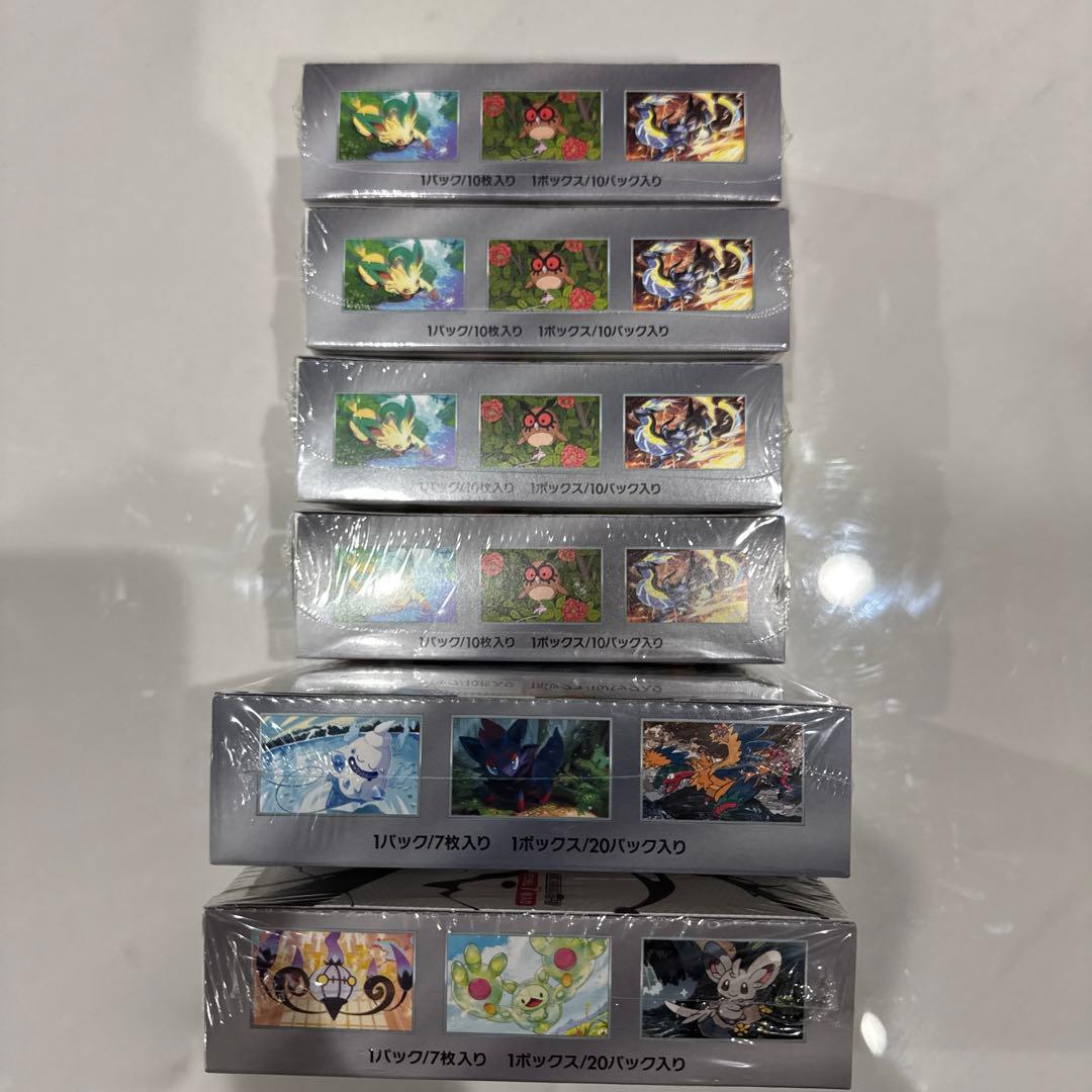 ポケモンカード　新品未開封　シュリンク付きBOXまとめ売り