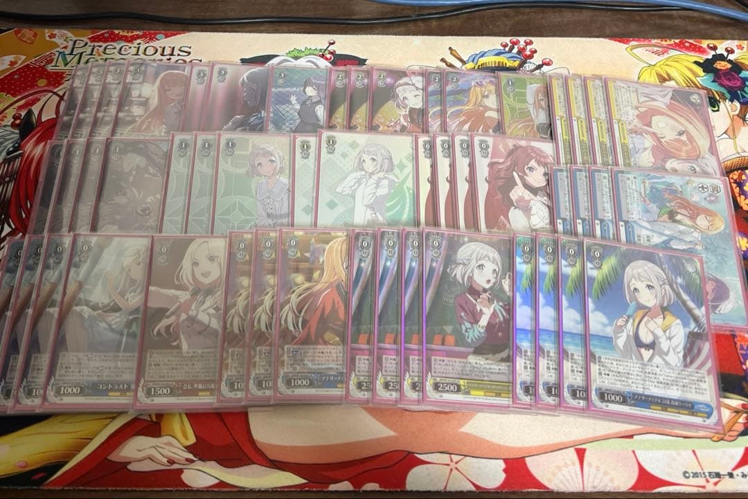 ヴァイスシュバルツ　学マス　SR デッキ　リーリエ　清夏　門枝