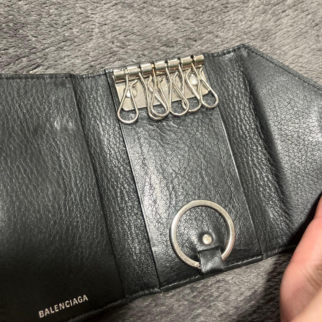 バレンシアガ　キーケース　キーリング　ストラップ　カードケース