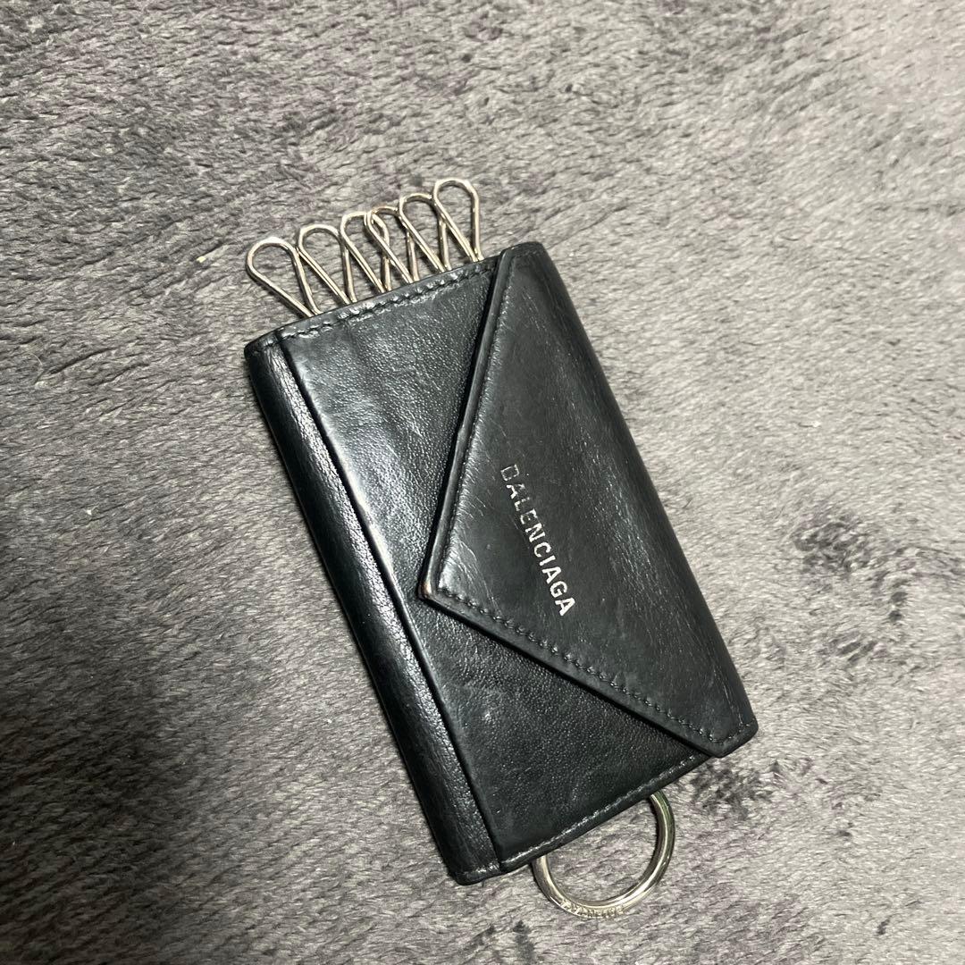 バレンシアガ　キーケース　キーリング　ストラップ　カードケース
