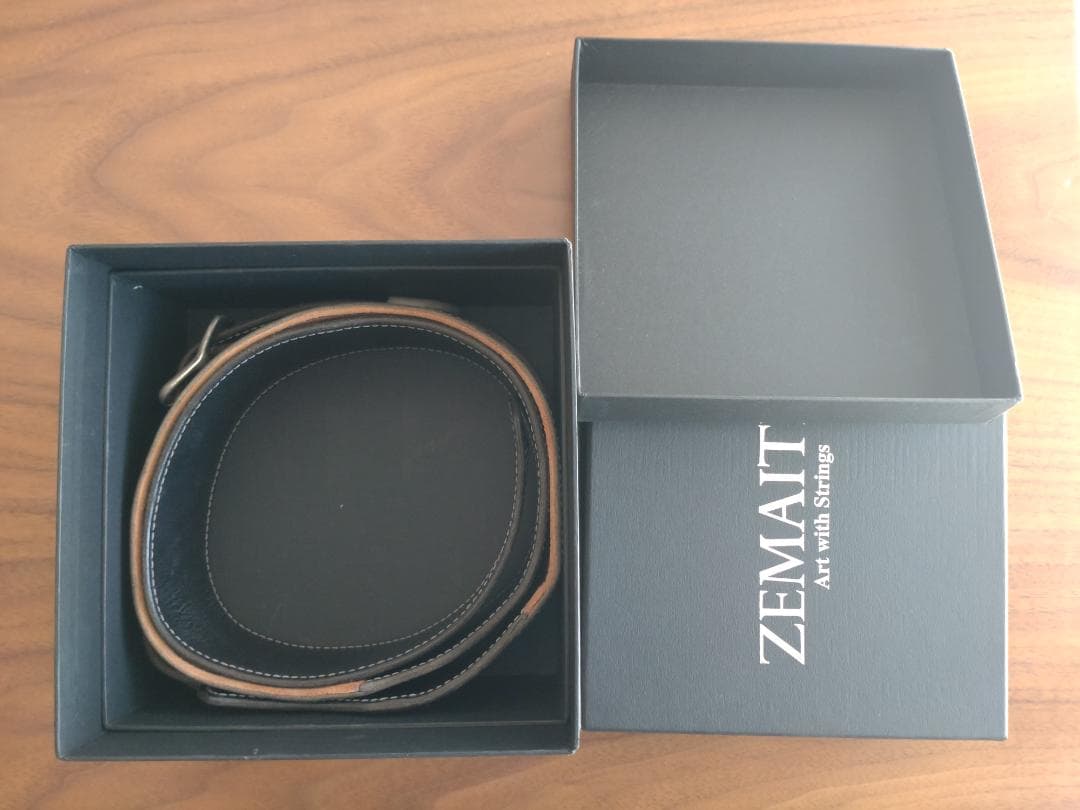 ZEMAITIS 鏃形エンブレム 2003年製 オフィシャル本革ストラップ