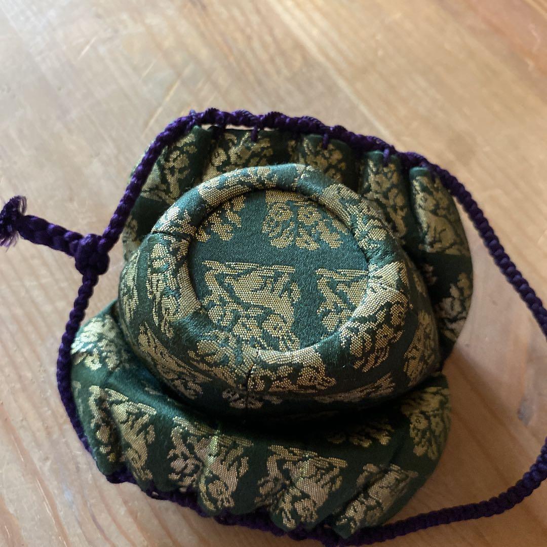 [茶道具] 佐久間芳山　肩衝茶入　(共箱) ○