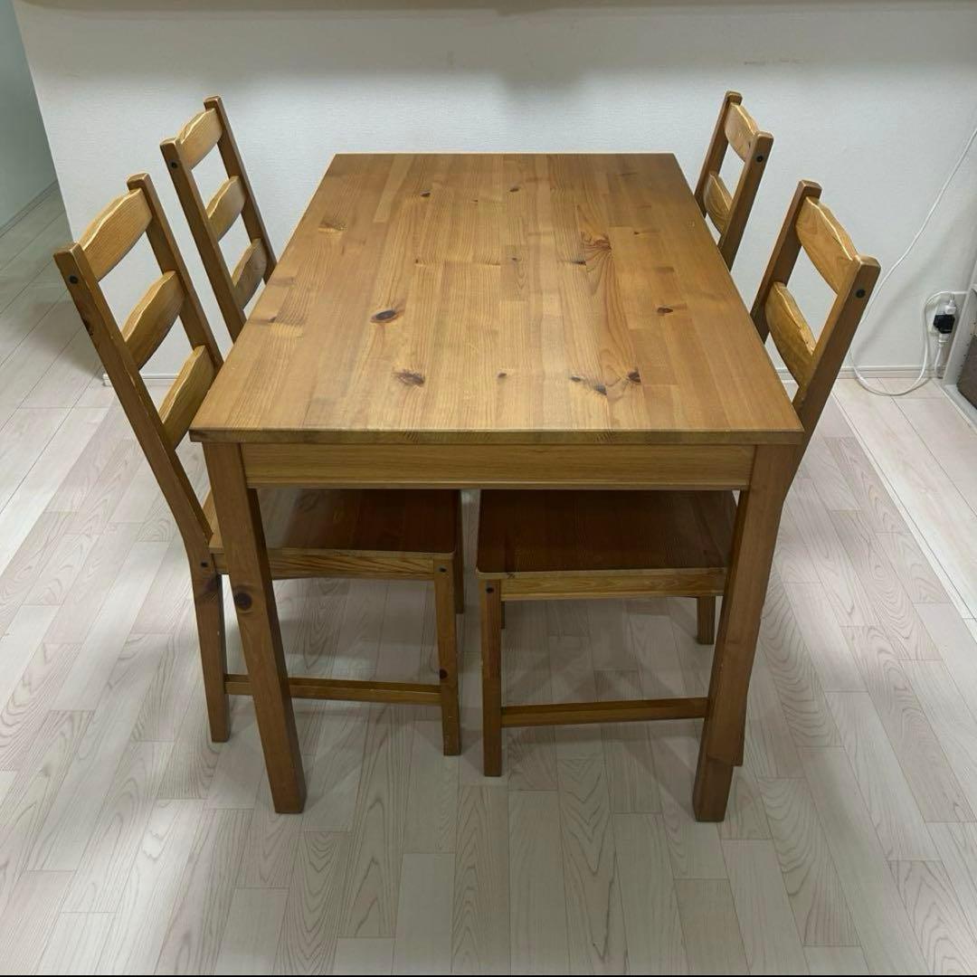 イケア IKEA JOKKMOKK ヨックモックテーブル＆チェア4脚