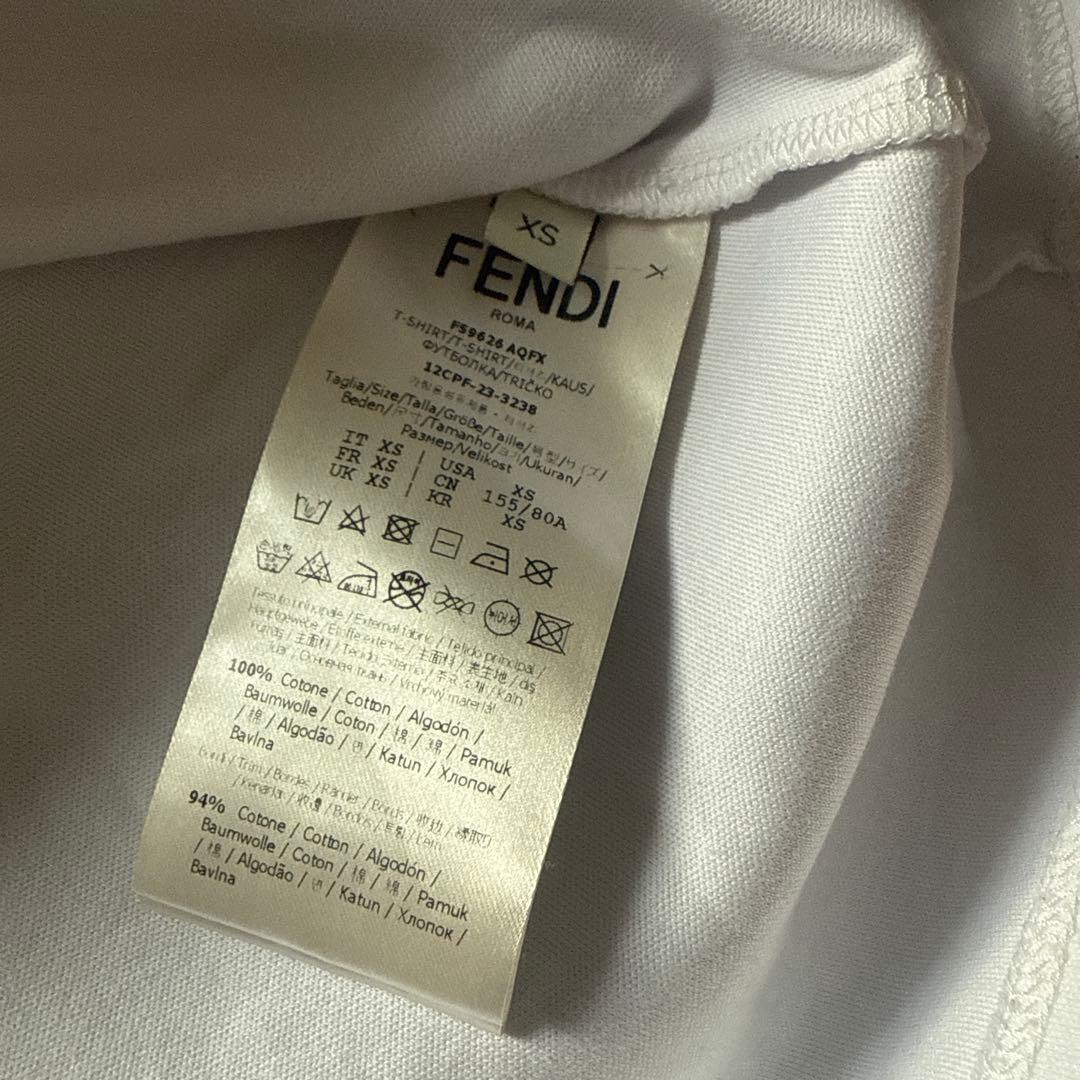 FENDI ポケモンコラボ カイリュープリント Tシャツ