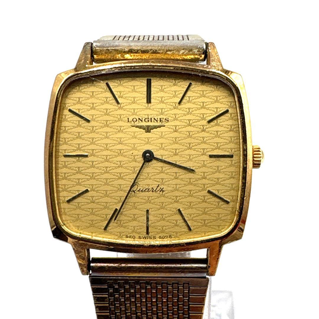 LONGINES クォーツ 腕時計 ゴールド