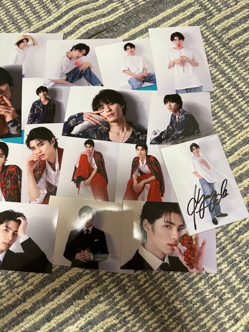 本田響矢 ブロマイド　20枚コンプセット　サイン写真付き