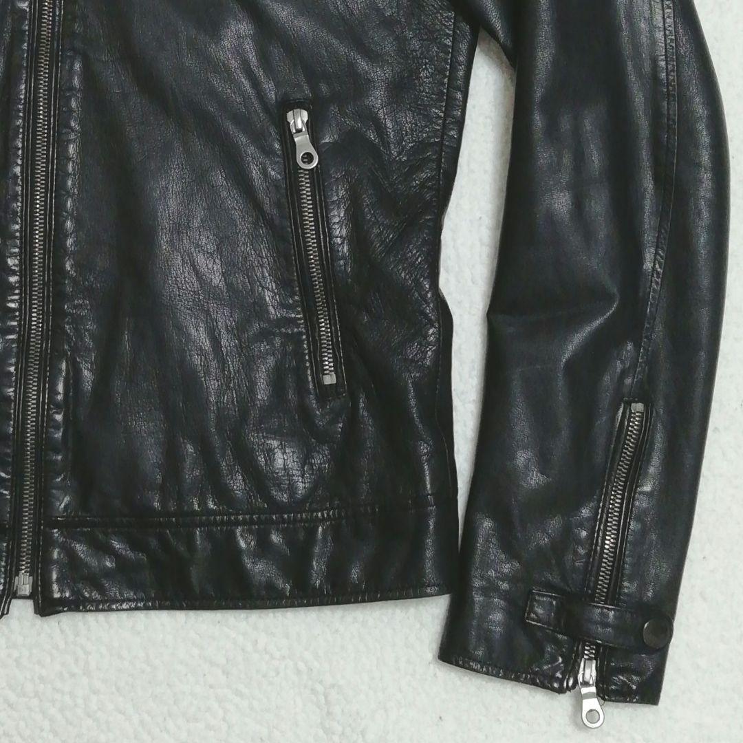PS Paul Smith ポールスミス ラムレザーライダースジャケットM 羊革