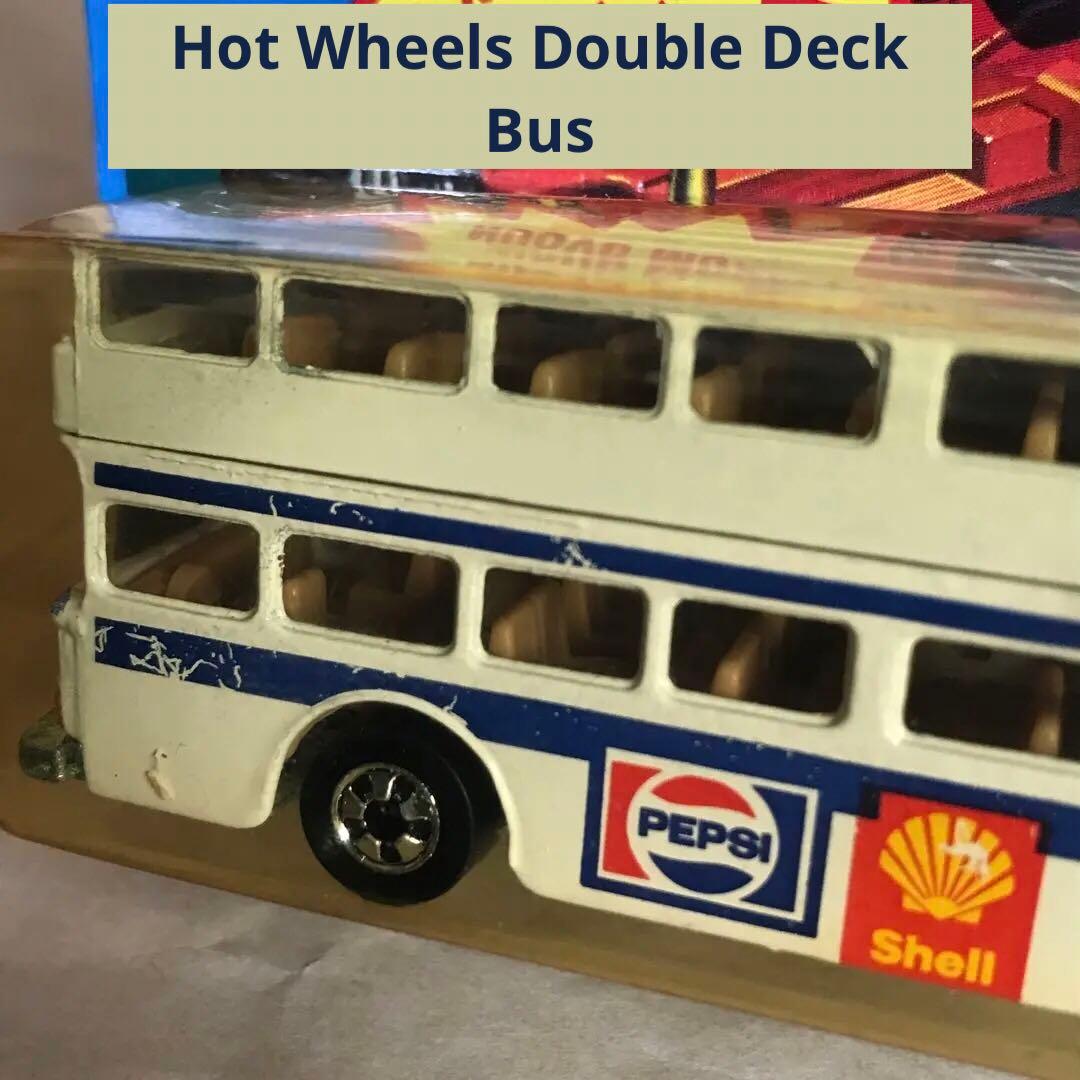 未開封　Hot Wheels Double Deck Bus バス ダイキャスト