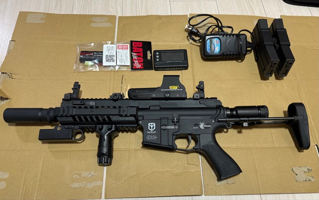 東京マルイ M4パトリオット HC 弾速 93m/s 外装,メカチューン仕様