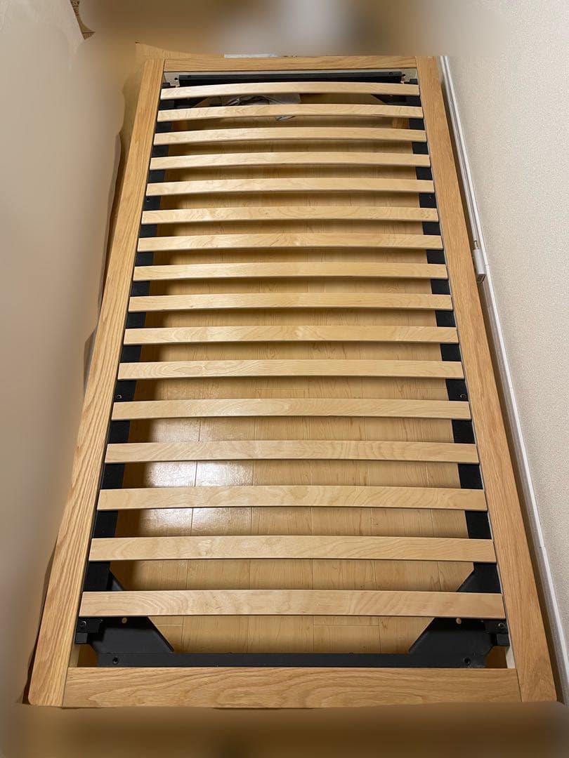 無印良品　ベッドフレーム　オーク材　シングル