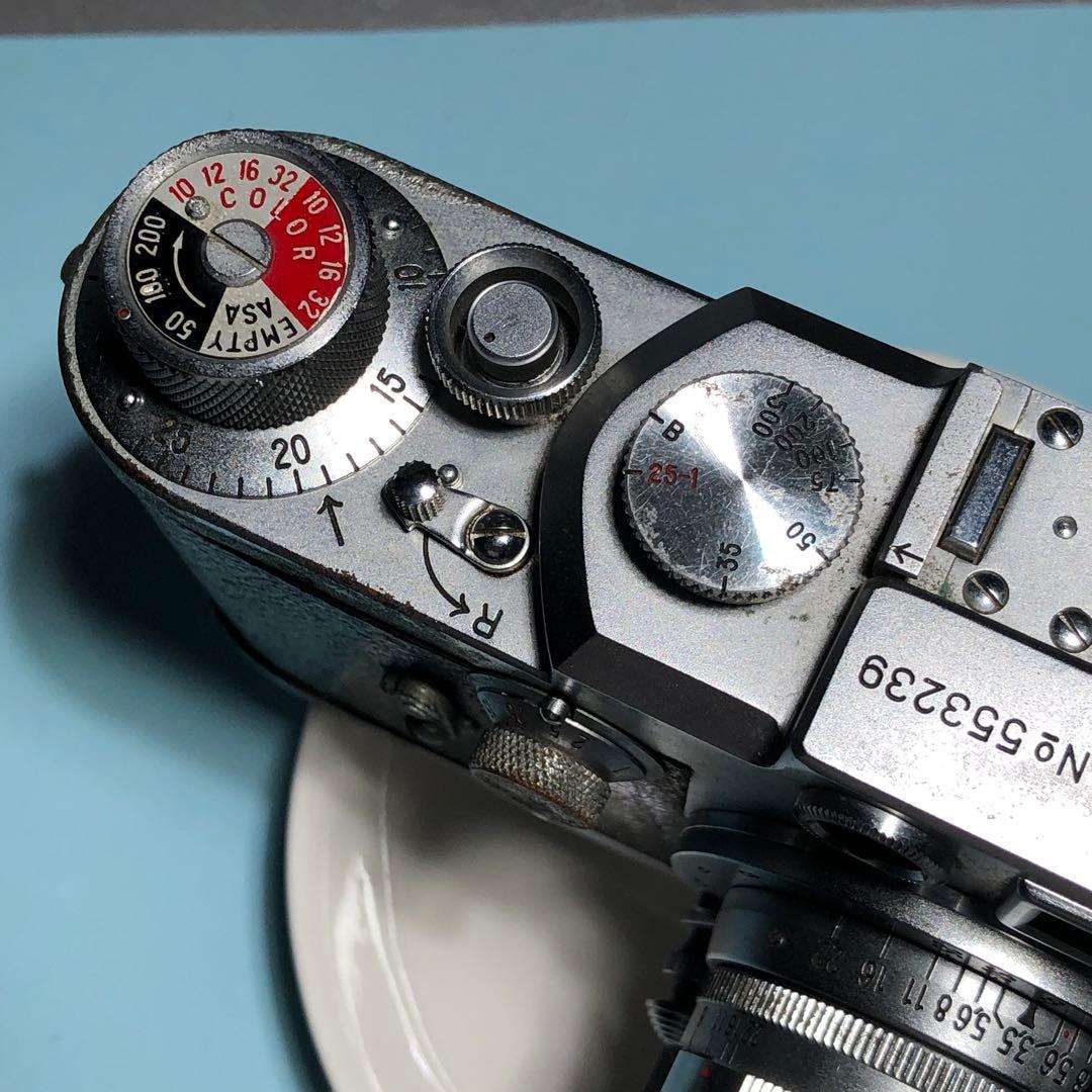 フィルムカメラ leotax konishiroku hexar 50mm f3.5