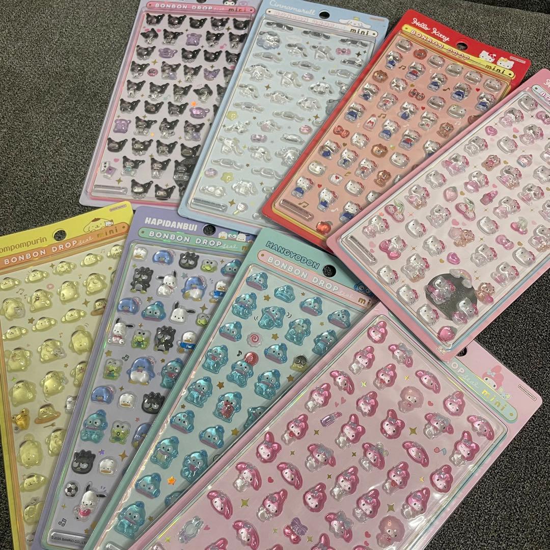 サンリオミニ ボンボンドロップシール