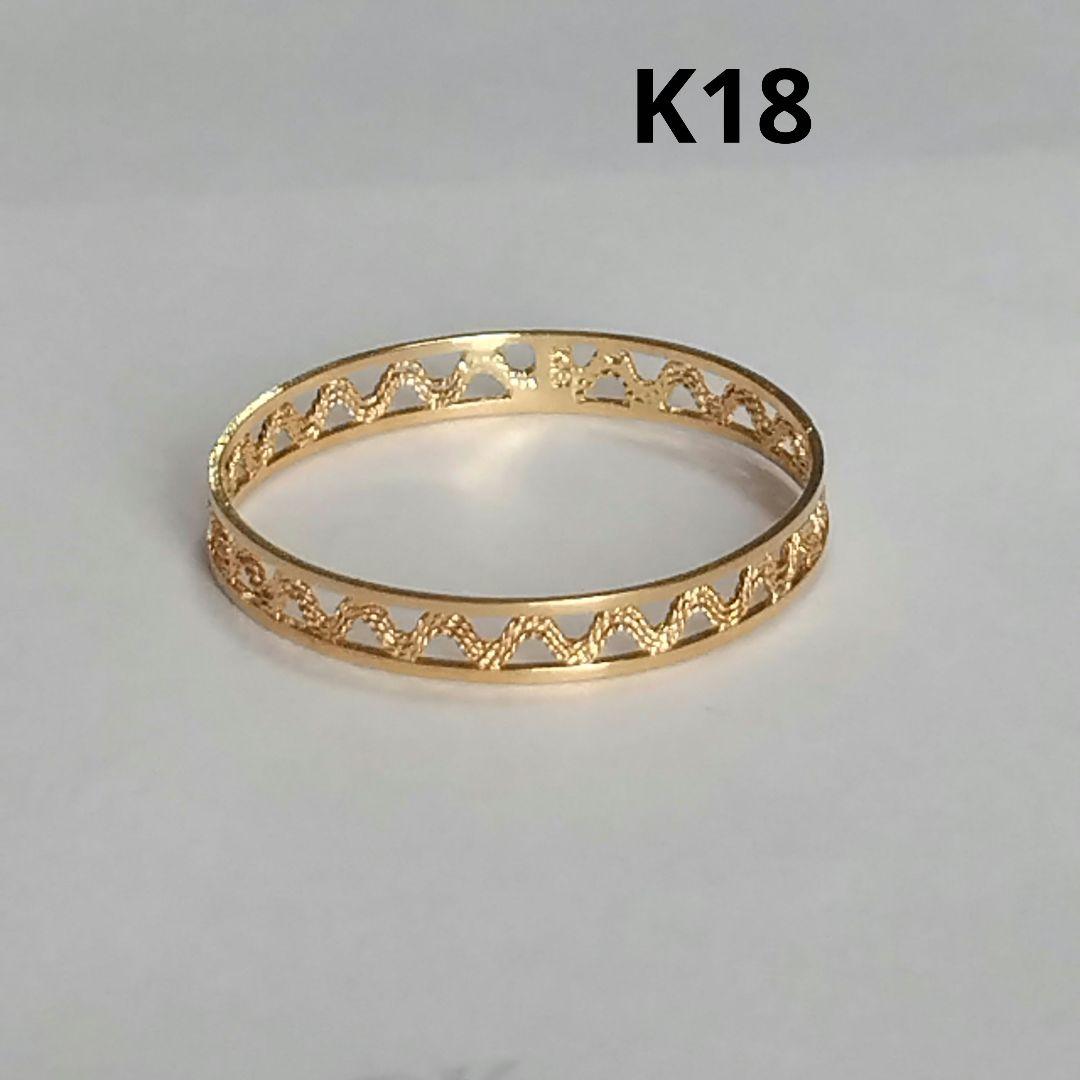 K18デザインリング 19号