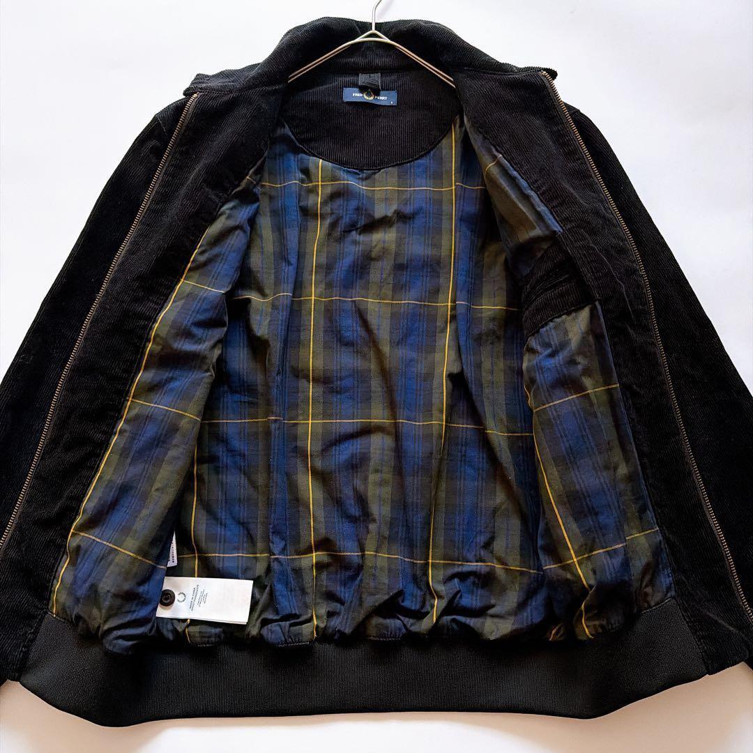 Fred Perry フレッドペリー コーデュロイ ボンバージャケット 黒