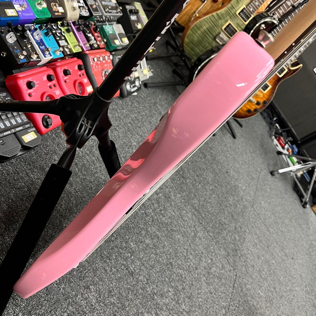 【11372】Bacchus WJB-330R ジャズベースタイプ ピンク