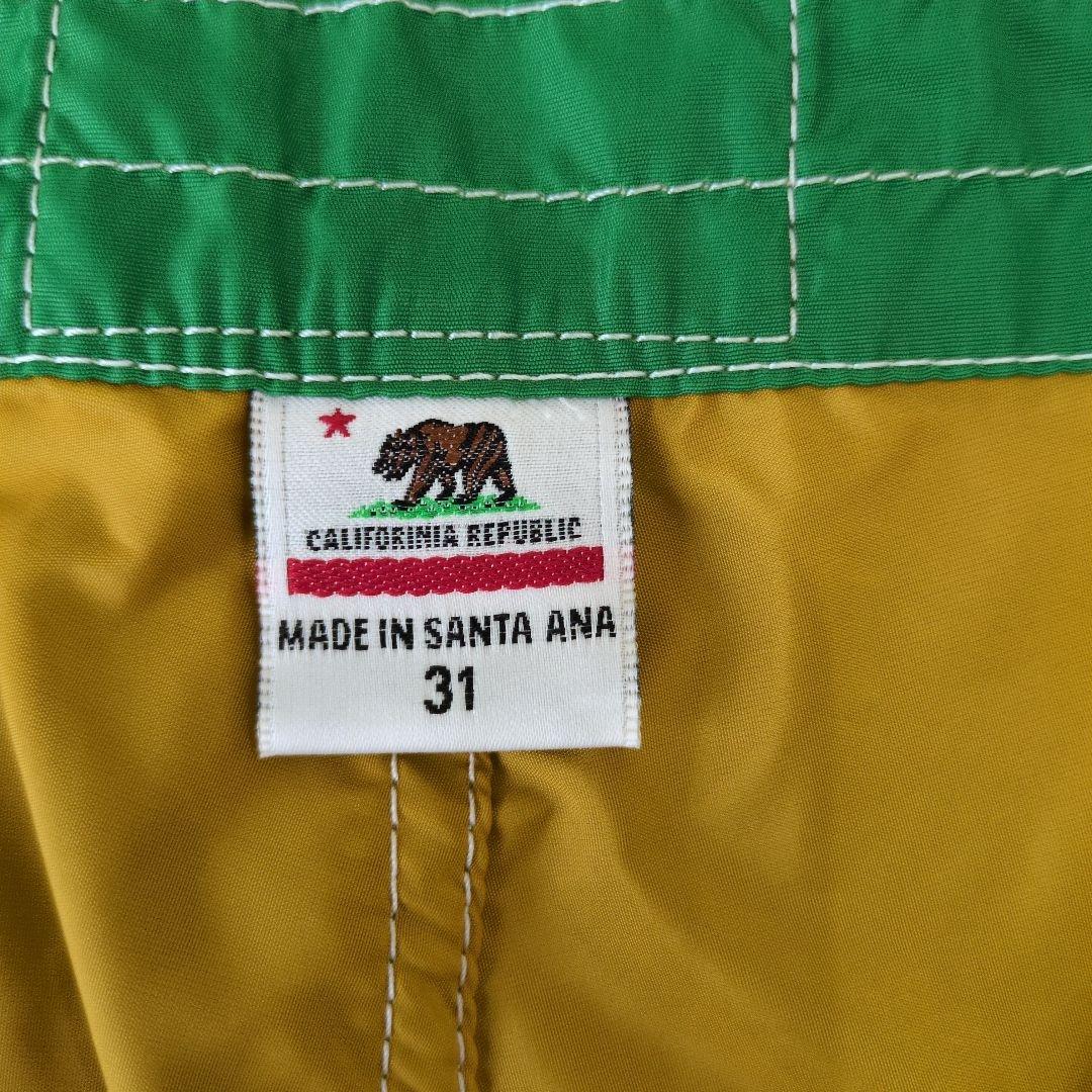 birdwell 緑色の水着 ボタン付き ドローコード