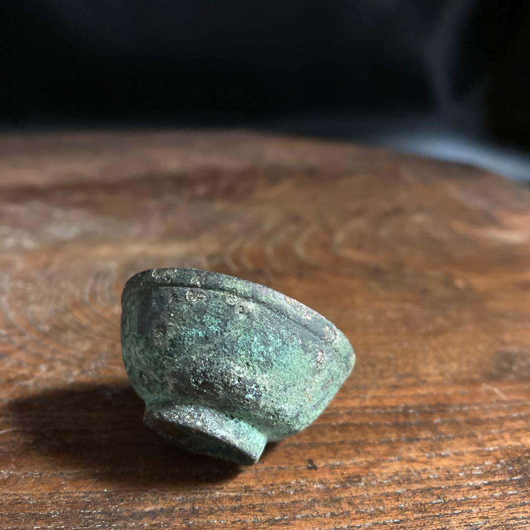 新年赤札セール❗️【ギャラリー三益】古美術　唐代鍍金青銅盃