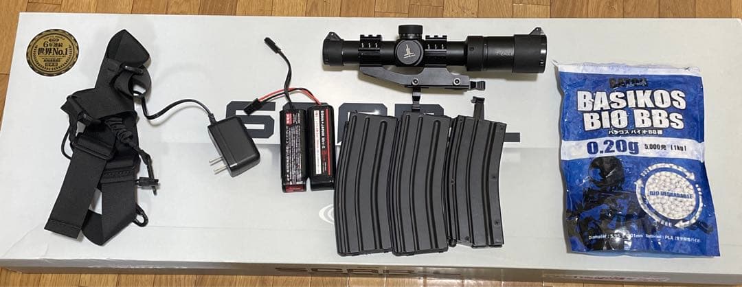 【東京マルイ・次世代】SCAR-L 黒　おまけつき