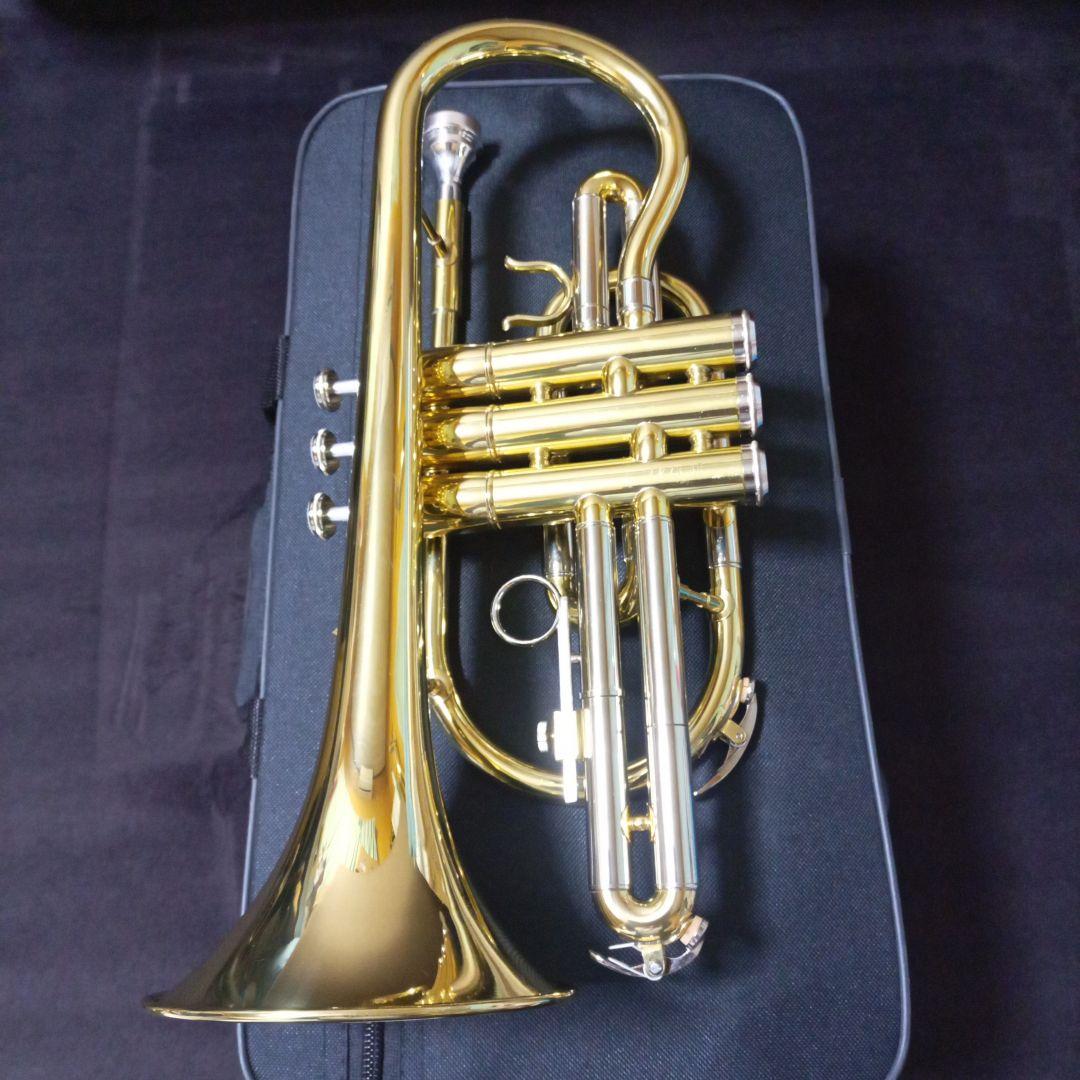 コルネット 本体 マウスピース ケース付き メーカー無し ブランド不明