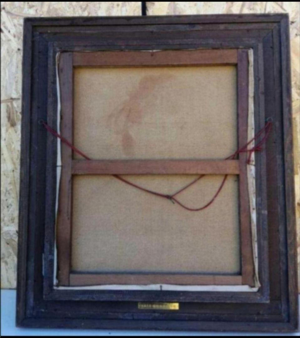 希少な聖徳太子肖像画　ビンテージ油絵　福田元首総理寄贈大蔵大臣贈り物　油絵原画