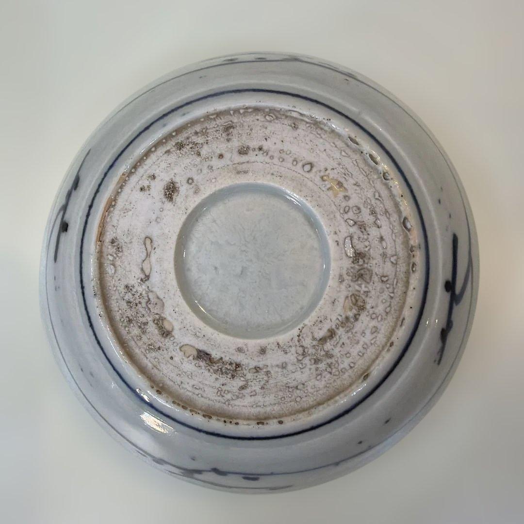 古伊万里 江戸 染付 膾 くらわんか なでしこ 撫子 骨董 アンティーク 皿