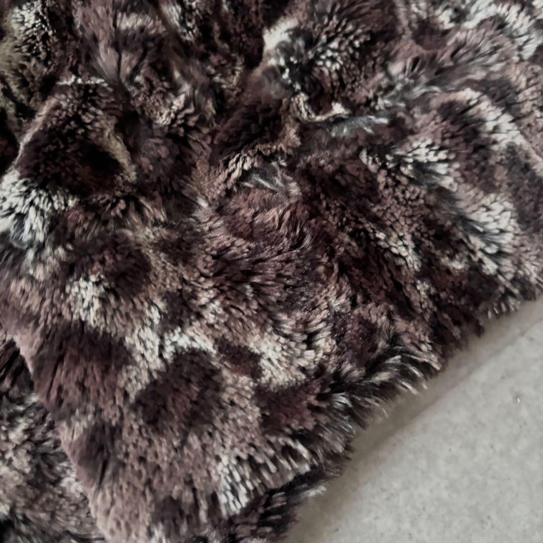 グランジTORNADO MART レオパード ヒョウ柄 ファージャケット y2k