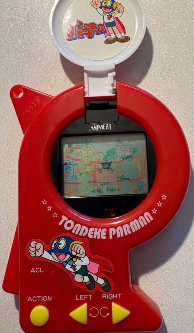 【動作確認済・箱説付】とんでけ！パーマン 電子ゲーム バンダイ 1983年 昭和