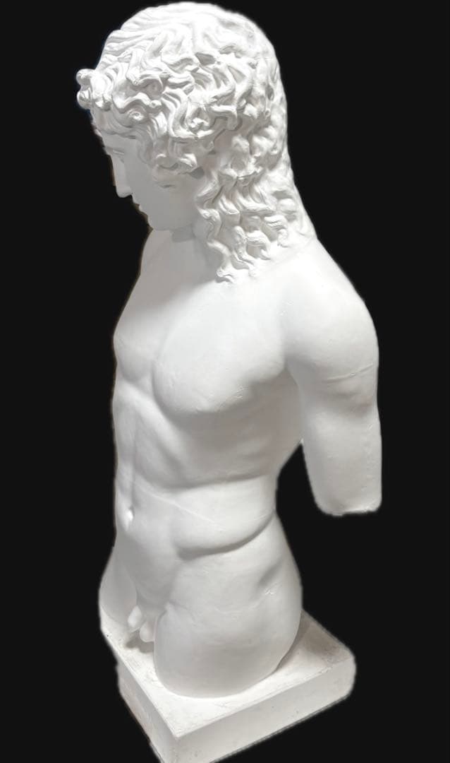 【新品価格264000円】石膏像 アムール 半身像