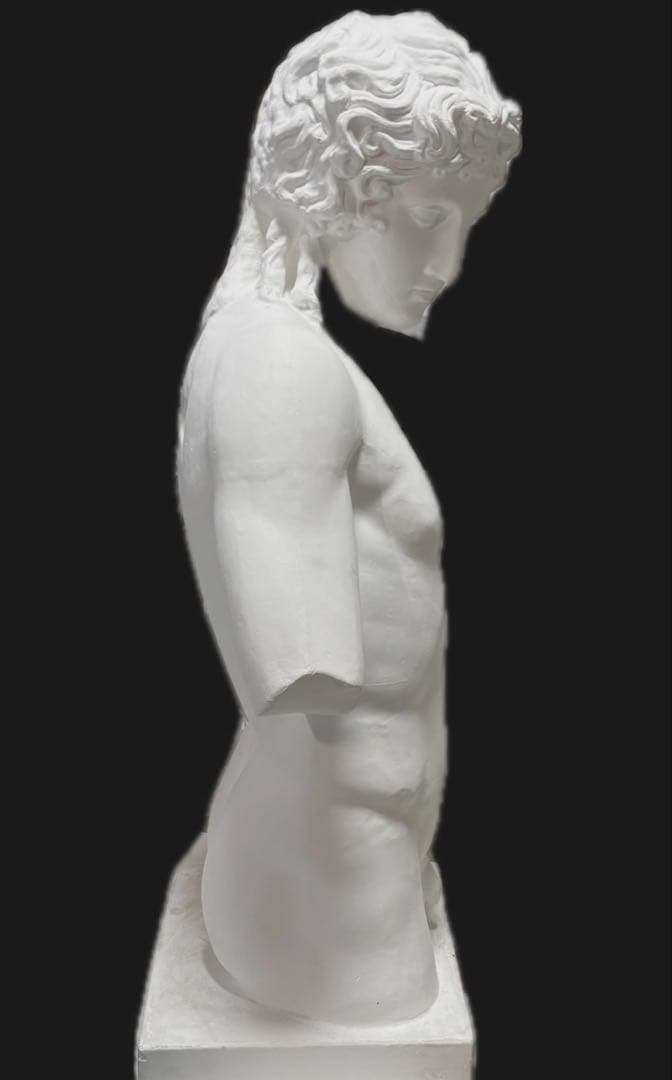 【新品価格264000円】石膏像 アムール 半身像