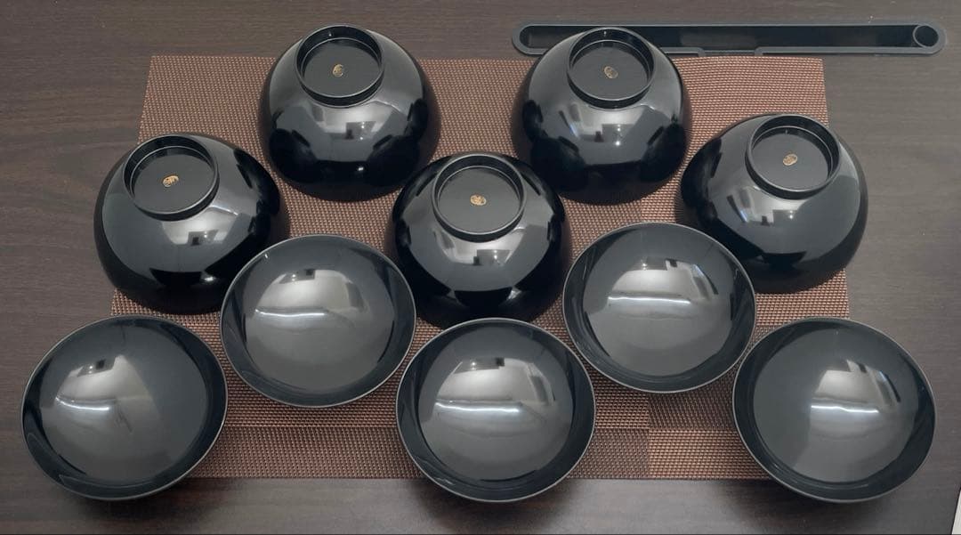 未使用　象彦　京漆器　吸物椀　5客 木箱入り