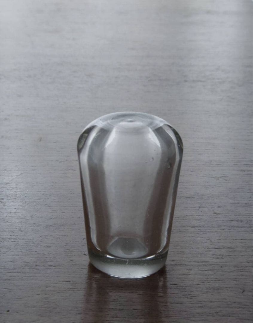 古いワイン樽のガラス栓　1800年代 フランス　手吹きガラス◆）アンティーク C