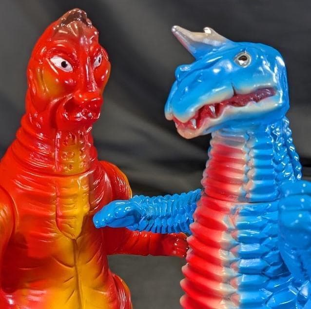 アボラス＆バニラ（ブルマァク復刻）ソフビフィギュア２体セット＋１