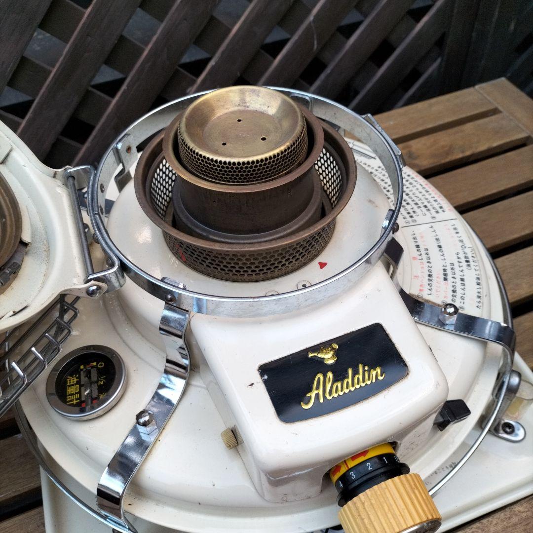 アラジン。 純正芯交換済。メンテナンス済。取説付。クリーム