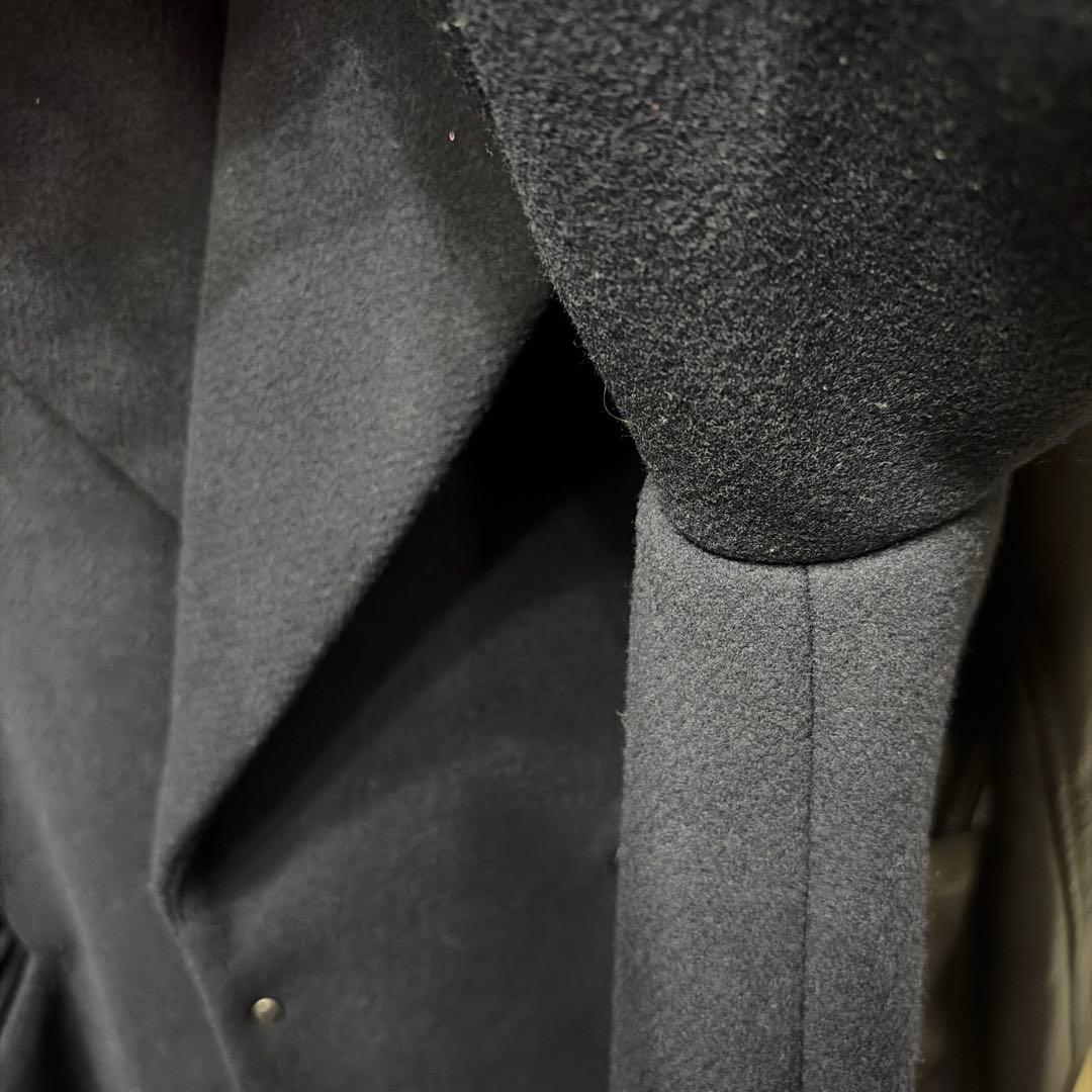 イエナ ネイビー MANTECOオーバーチェスターコート