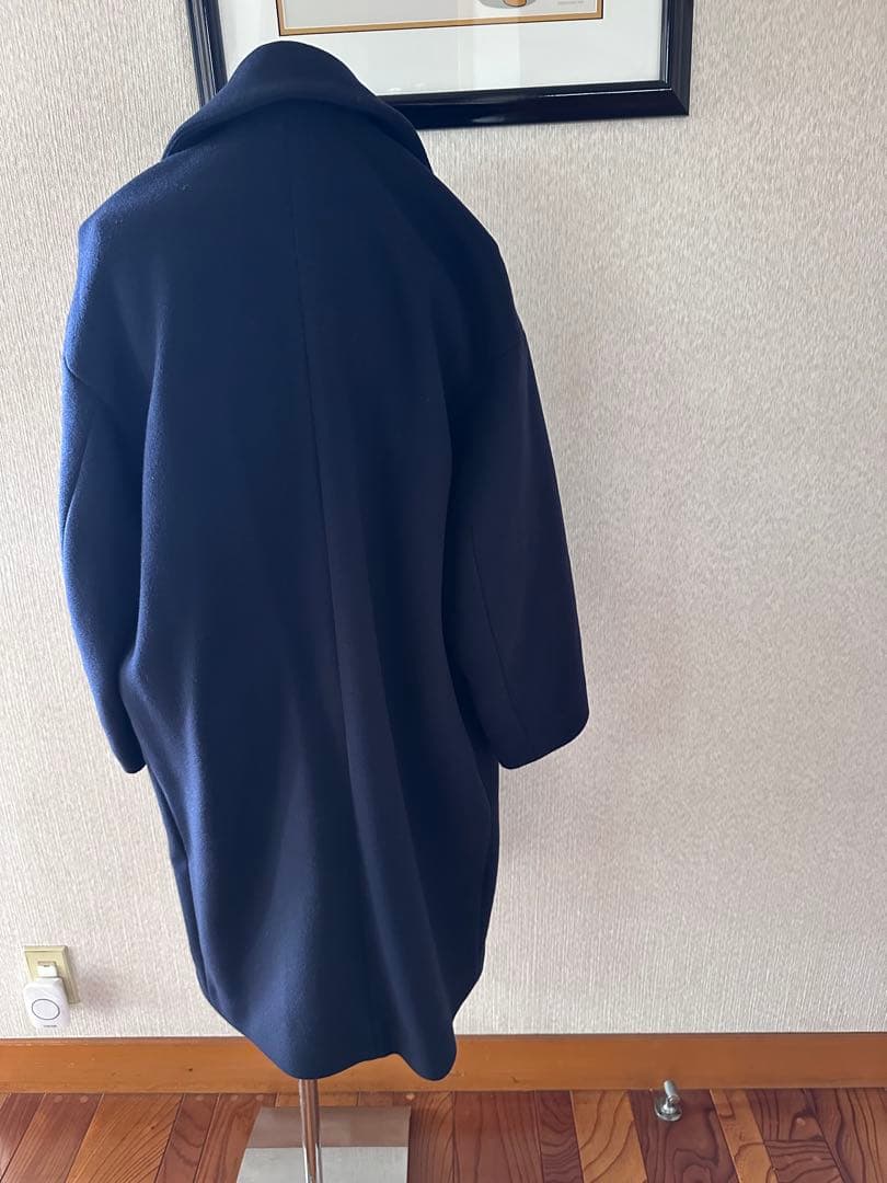 イエナ ネイビー MANTECOオーバーチェスターコート