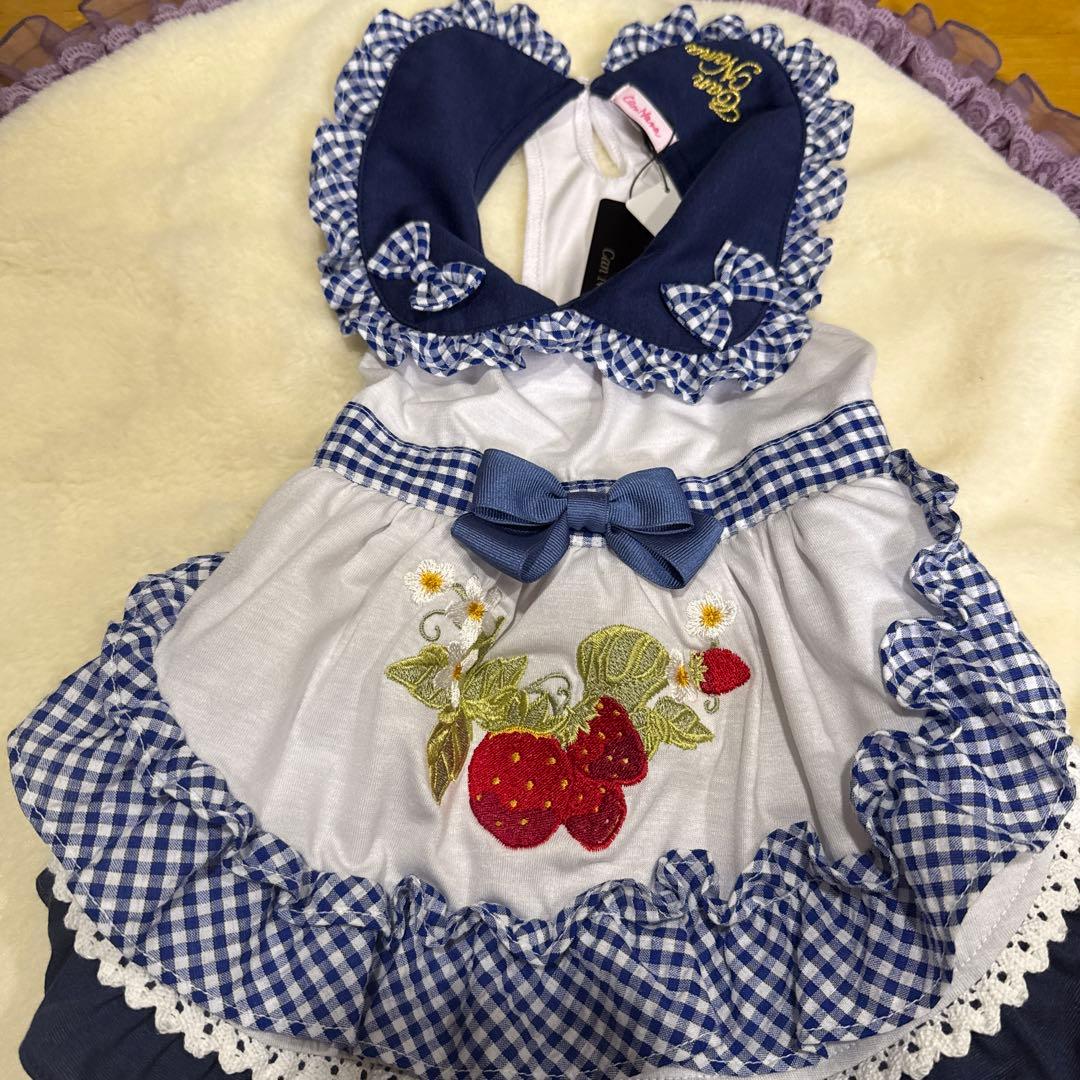 きゃんナナ　いちごのドレスとヘッドドレスセット