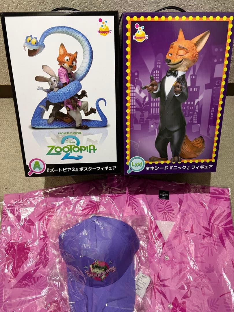 マ*ク様 happyくじ ズートピア2【タキシード『ニック』 】【ポスターフィギ
