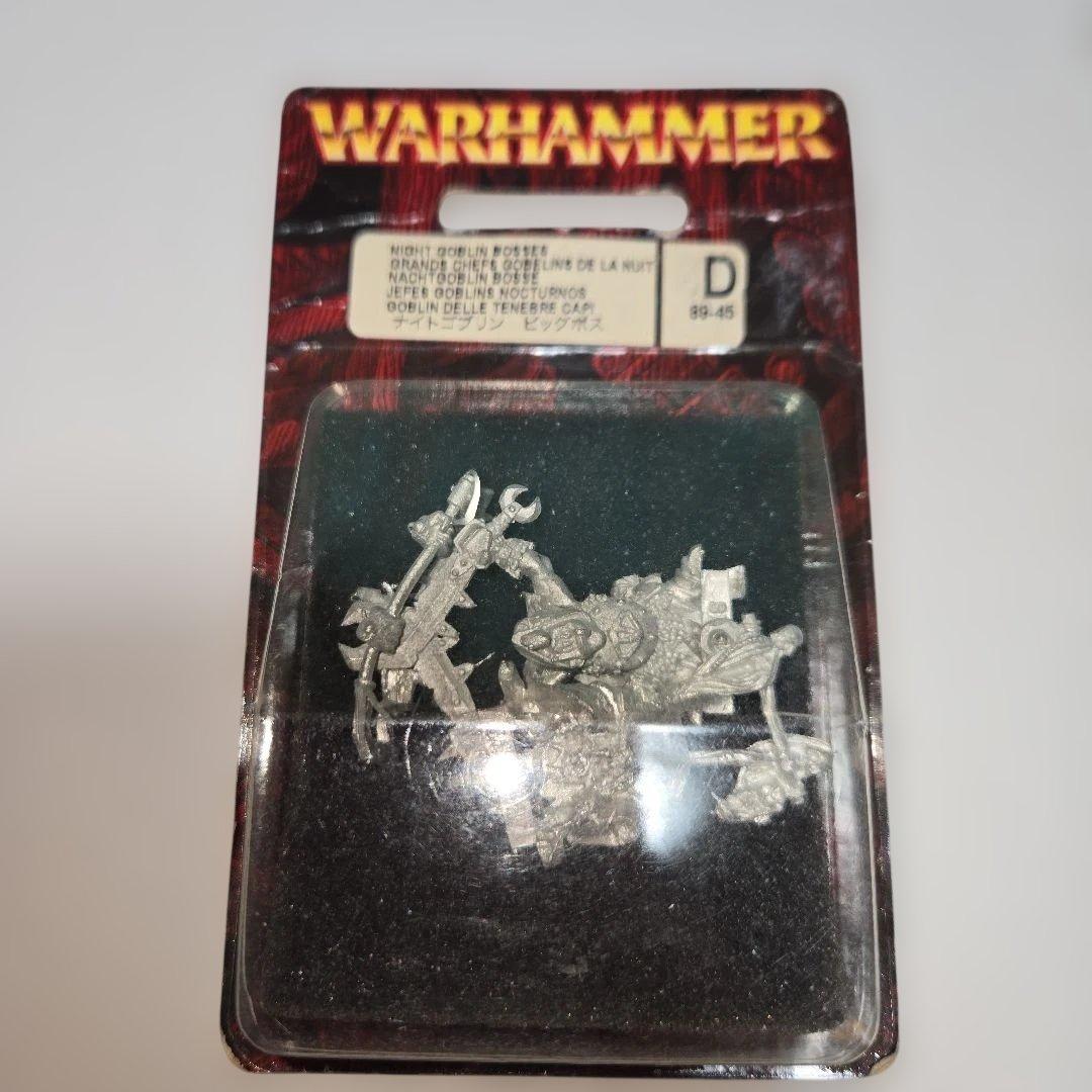 未開封メタル製　Warhammer　　ウォーハンマー　ナイトゴブリン　ビッグボス