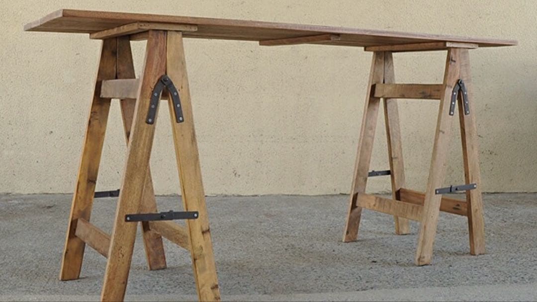 折りたたみ木製カウンターテーブル フォールディングテーブル　アンティーク