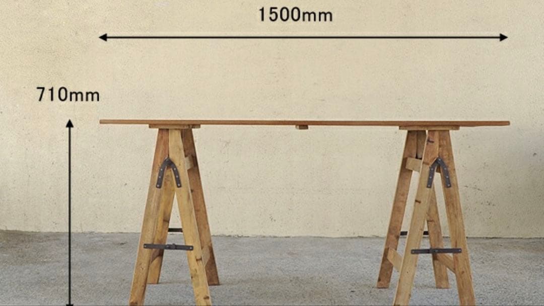 折りたたみ木製カウンターテーブル フォールディングテーブル　アンティーク