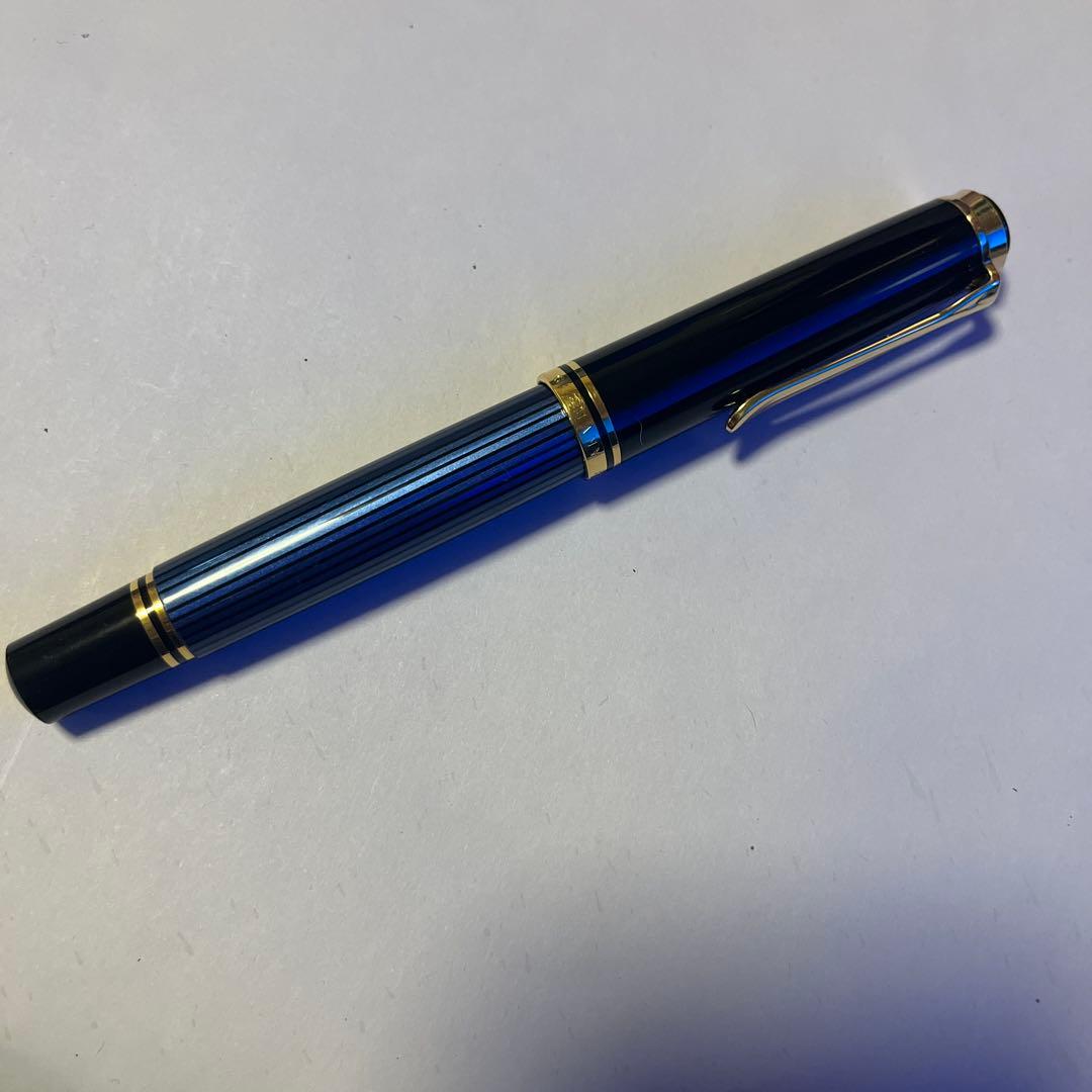 Pelikan ペリカン 万年筆 スーベレーン M600 青縞 EF