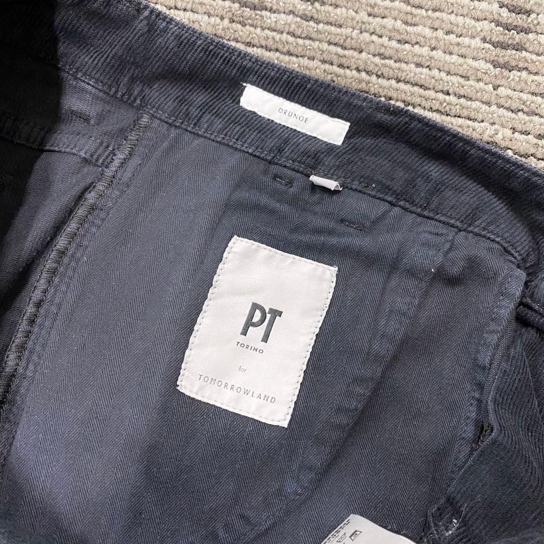 PT TORINO コーデュロイパンツ　ダークネイビー