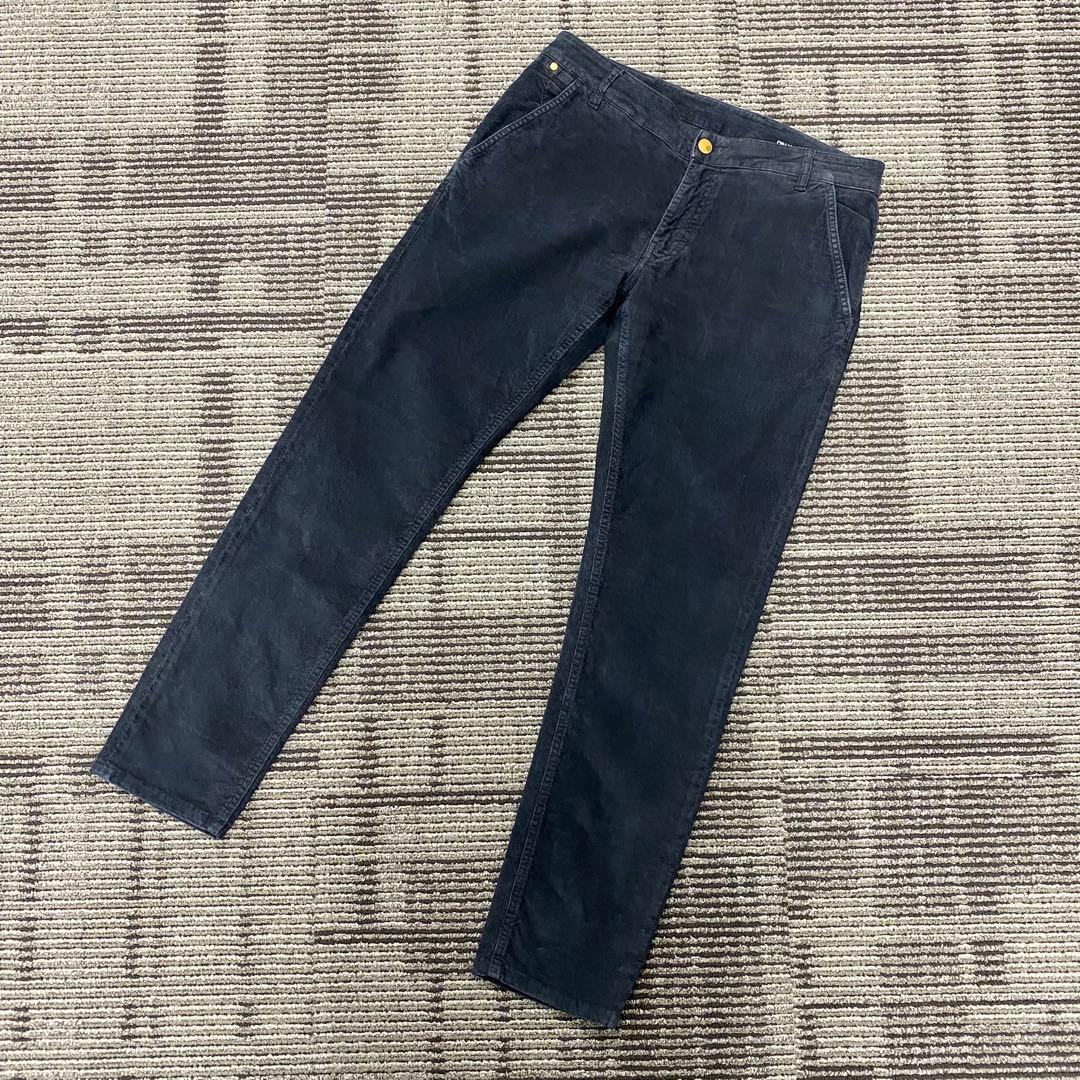 PT TORINO コーデュロイパンツ　ダークネイビー