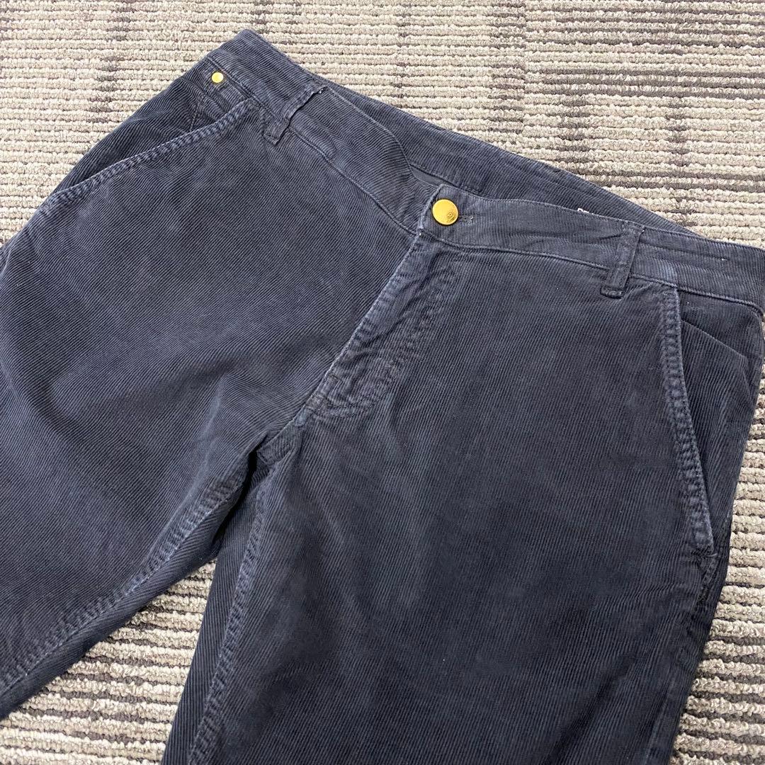 PT TORINO コーデュロイパンツ　ダークネイビー
